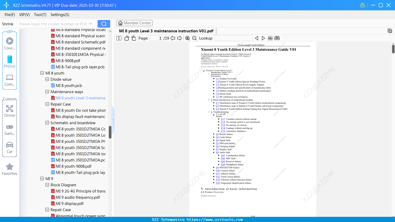 Xiaomi MI 8 Youth Level 3 Maintenance Instruction V01